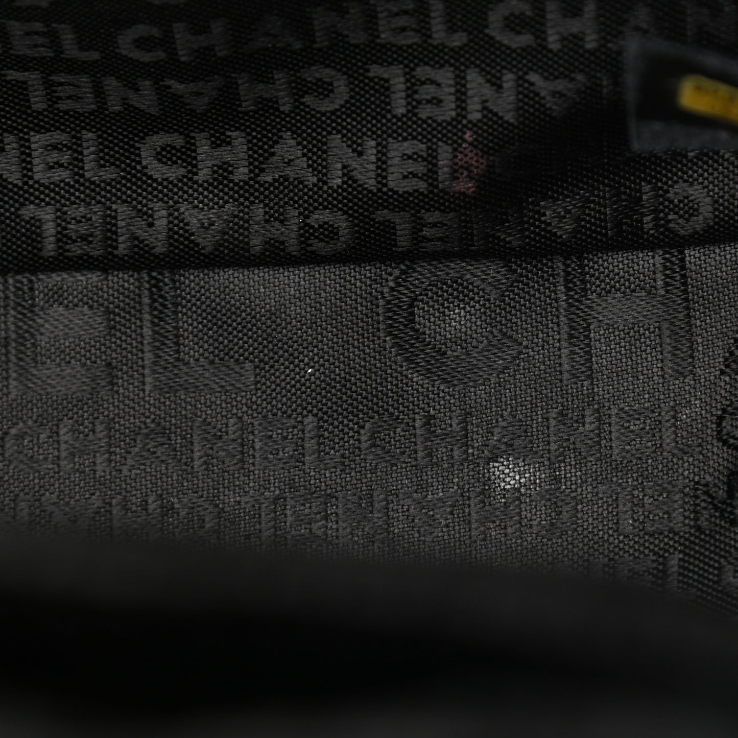 Patent Quilted Jumbo Diagonal CC Flap Black