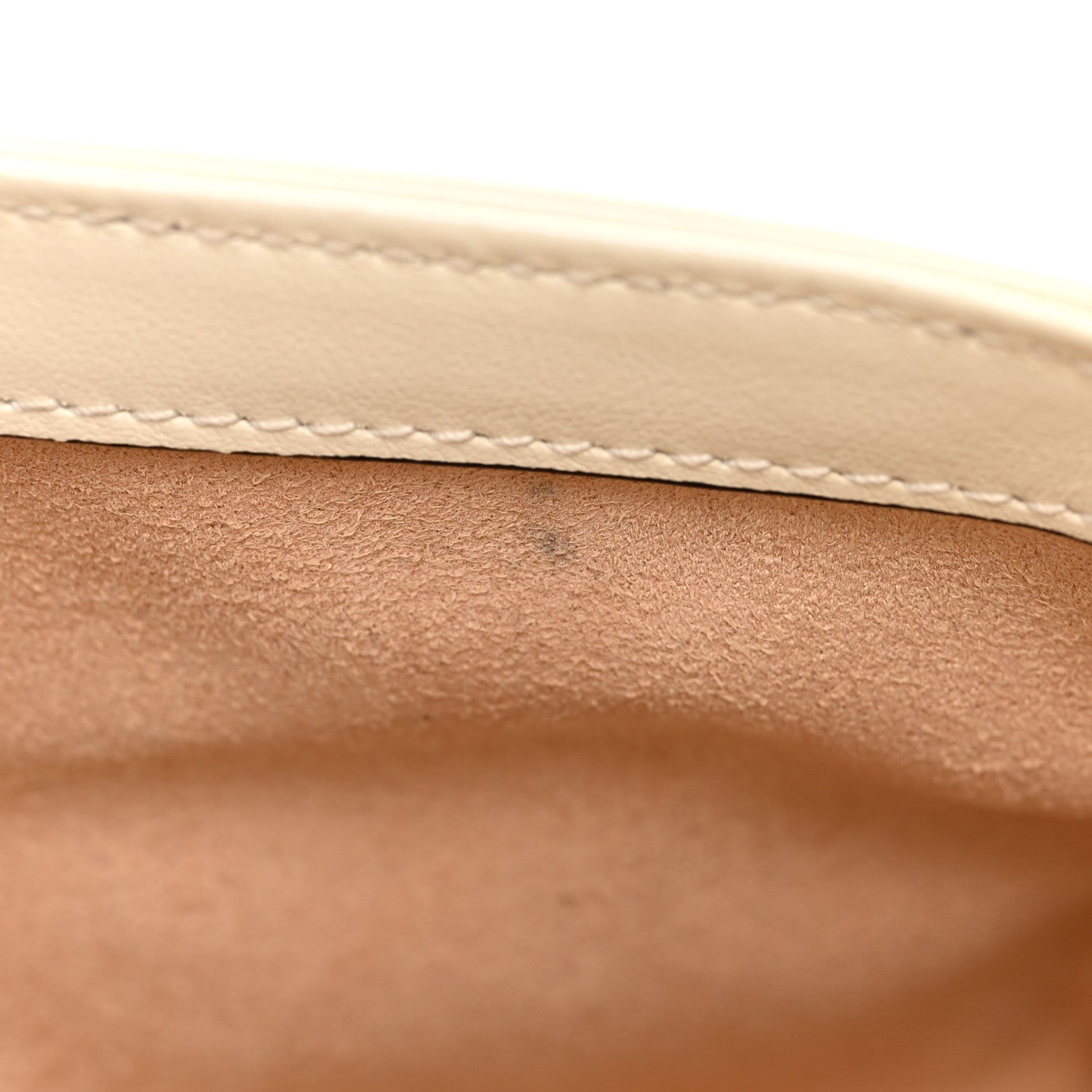 Gucci Calfskin Matelasse Mini GG Marmont Shoulder Bag White 15 of 18