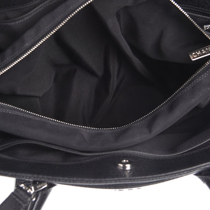 Chanel Deerskin Cerf Executive Shopper Tote Black 6 of 12