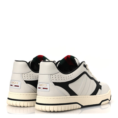 Gucci Sparrow Calfskin Mens Re-Web Sneakers 8 Green White Black 5 of 12
