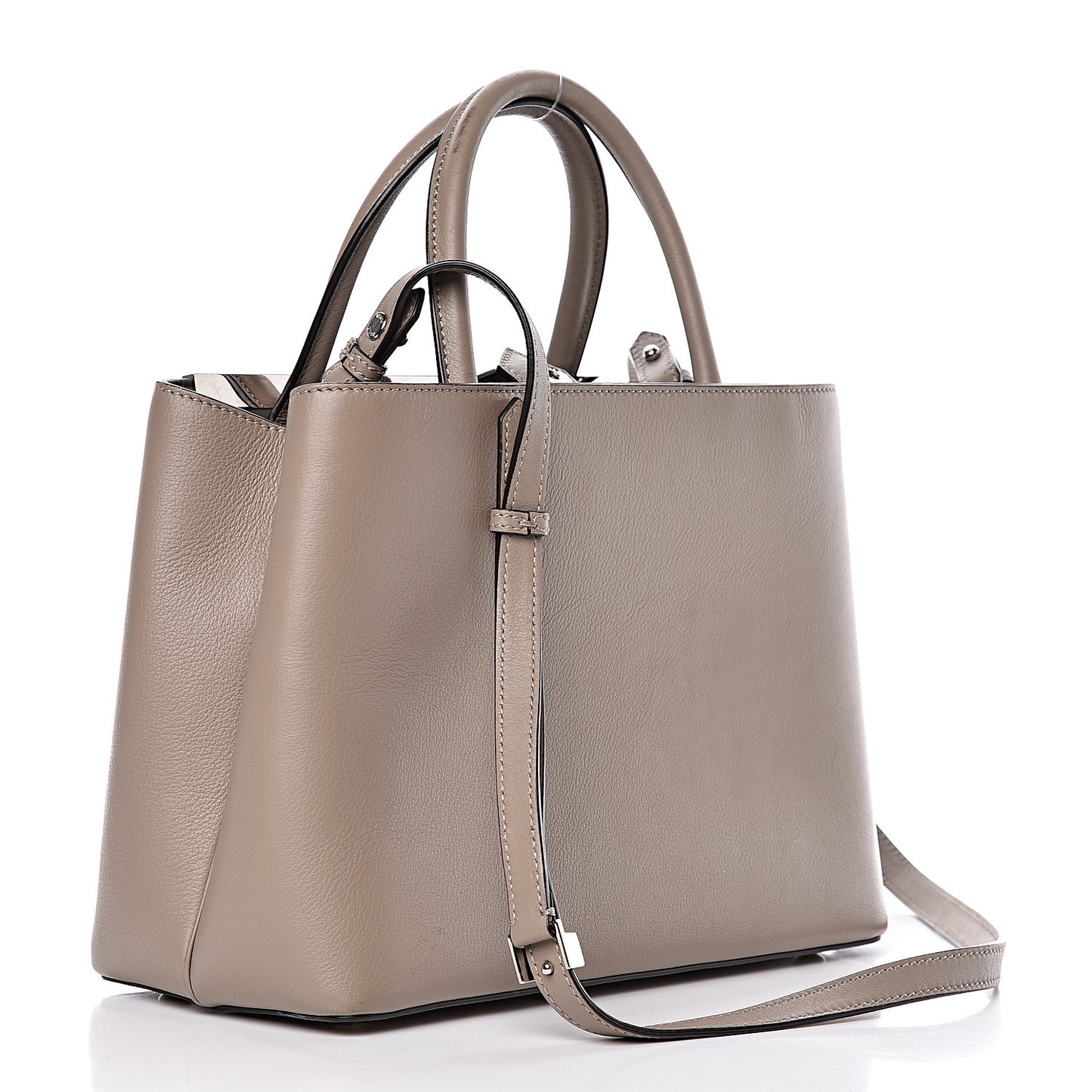 Vitello Dolce Century Petite 2Jours Tote Tortora Carbone