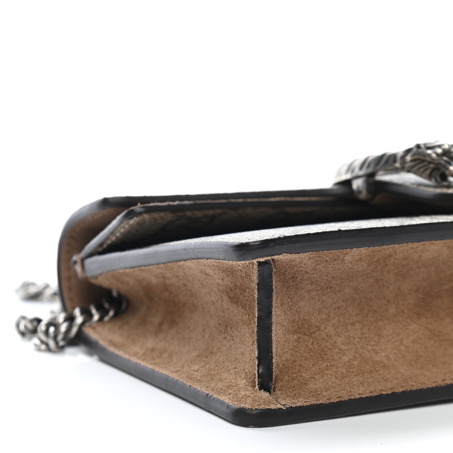 GG Supreme Monogram Super Mini Dionysus Shoulder Bag Taupe