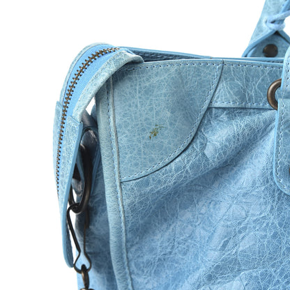 Balenciaga Agneau Classic Hardware City Bleu Paon 12 of 15