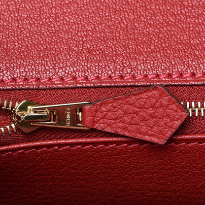 Hermes Togo Birkin 30 Rouge Garance 14 of 34