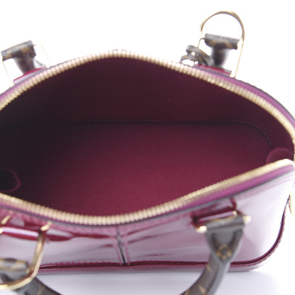Louis Vuitton Patent Monogram Alma BB Magenta 4 of 8