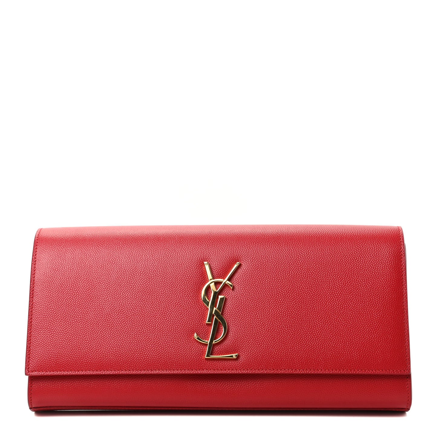 Grain De Poudre Classic Monogram Cassandre Clutch New Red