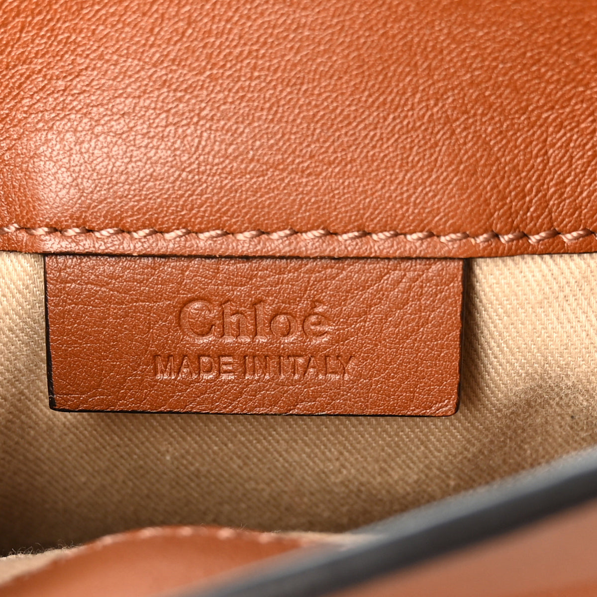 Chloe Suede Calfskin Mini Faye Backpack Tan 6 of 11
