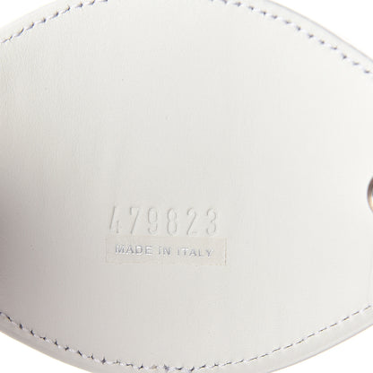 Gucci Calfskin Embellished Ace Eye Patch White 3 of 4