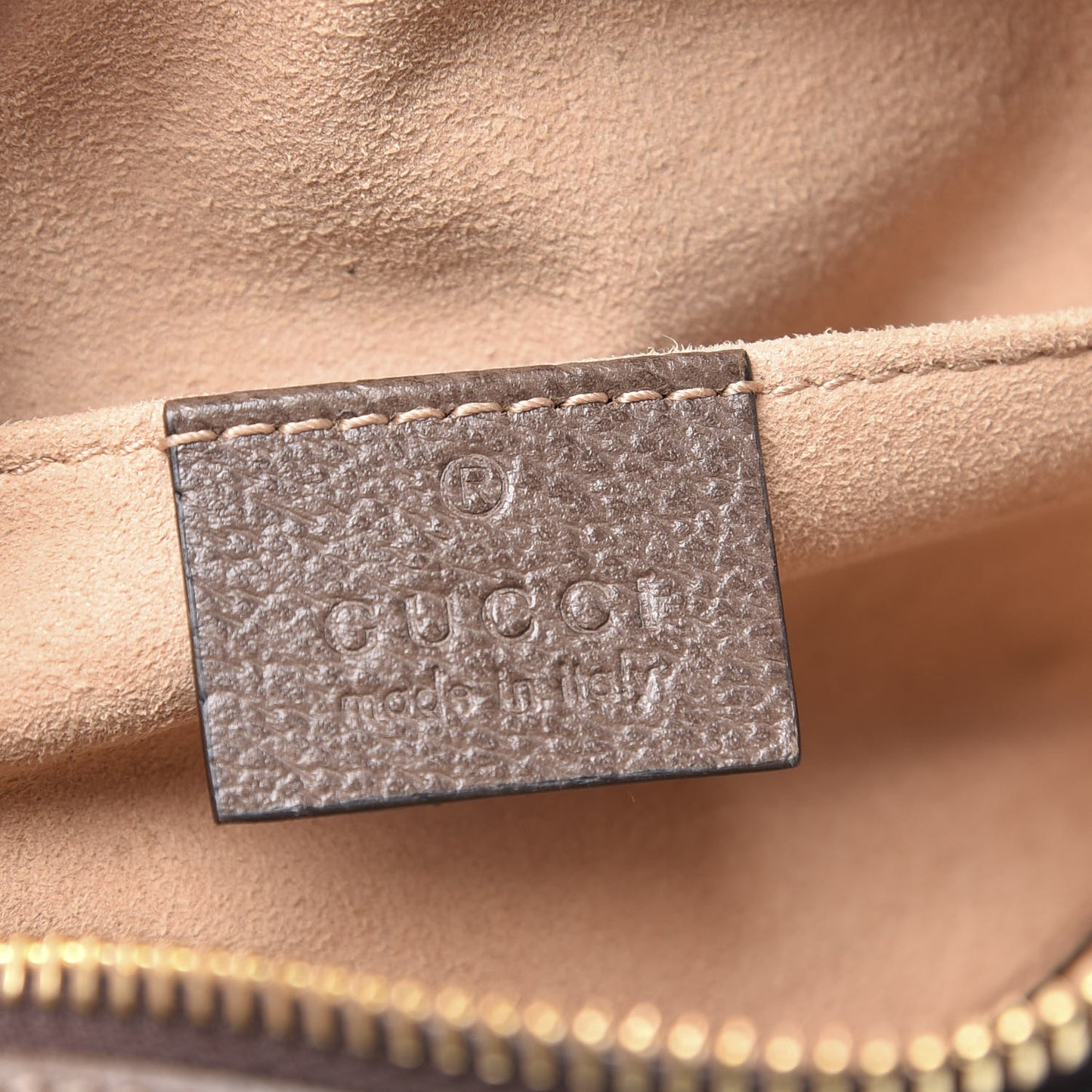 GG Supreme Monogram Web Mini Ophidia Shoulder Bag Brown