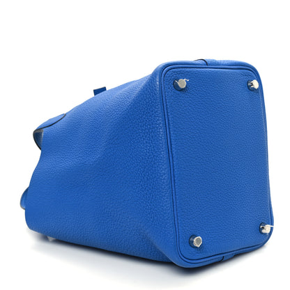 Hermes Taurillon Clemence Picotin Lock 18 PM Bleu Zanzibar 4 of 11