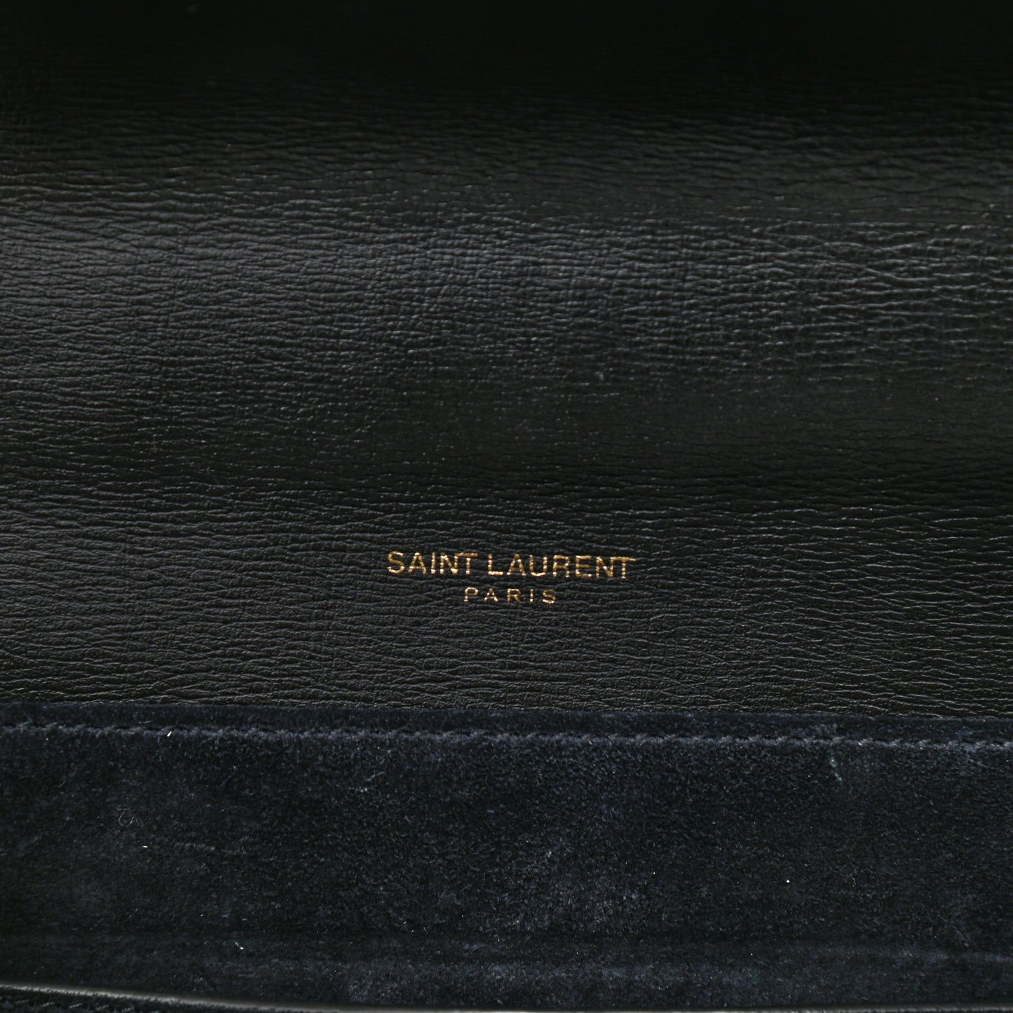 Smooth Calfskin Suede Medium Bellechasse Black