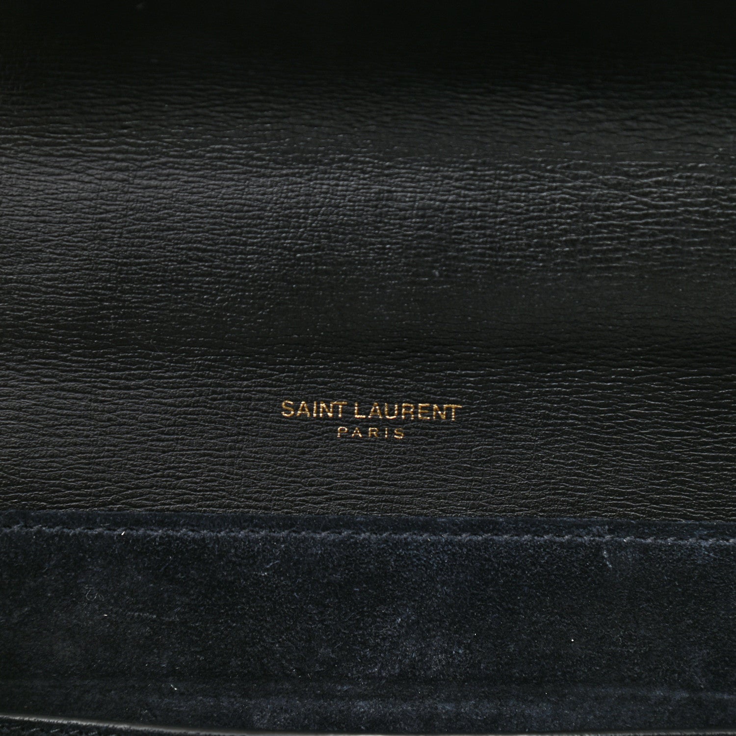 Saint Laurent Smooth Calfskin Suede Medium Bellechasse Black 7 of 10
