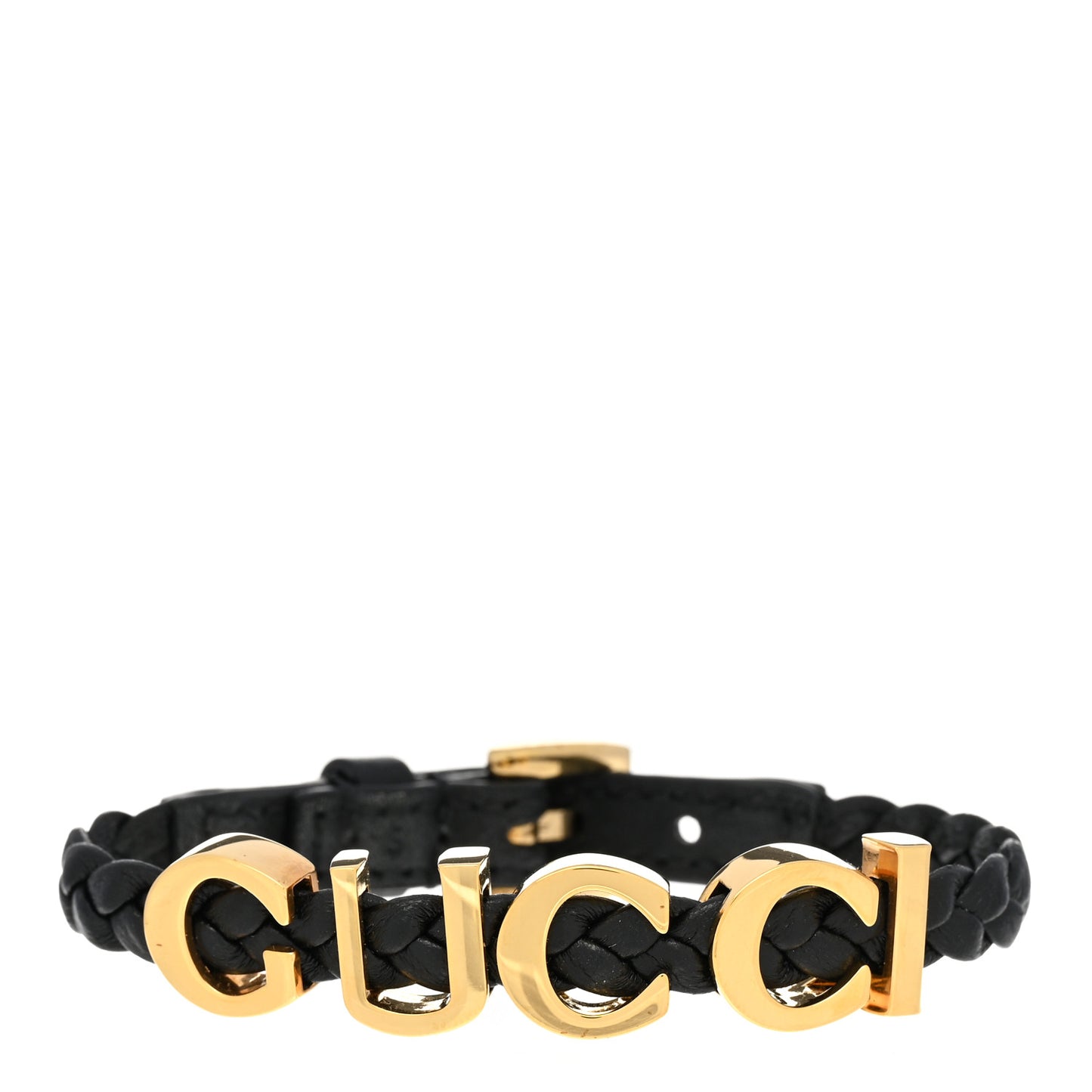 Calfskin Logo Bracelet Black