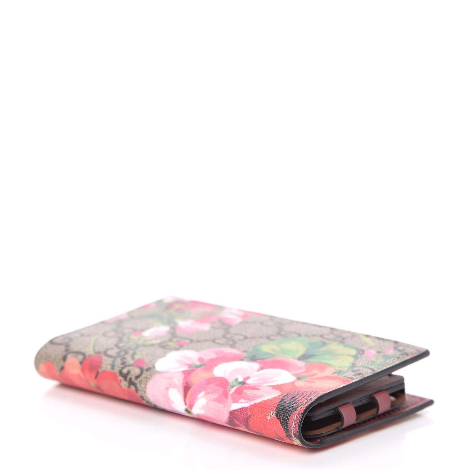 Gucci GG Supreme Monogram Blooms iPhone 7/8 Case Wallet Beige Multicolor Dry Rose 4 of 7