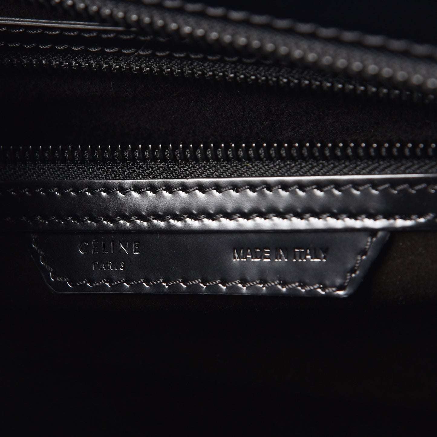Spazzolato Calfskin Mini Luggage Black