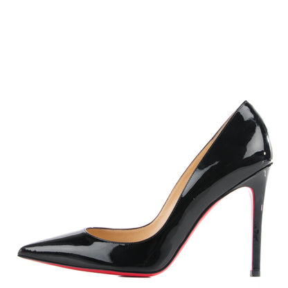 Christian Louboutin Patent Pigalle 100 Pumps 38 Black 2 of 13