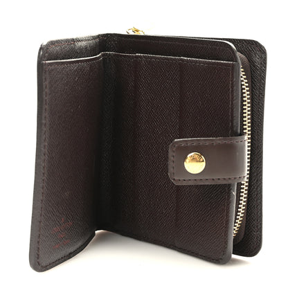 Louis Vuitton Damier Ebene Zippe Zipped Compact Wallet 6 of 8