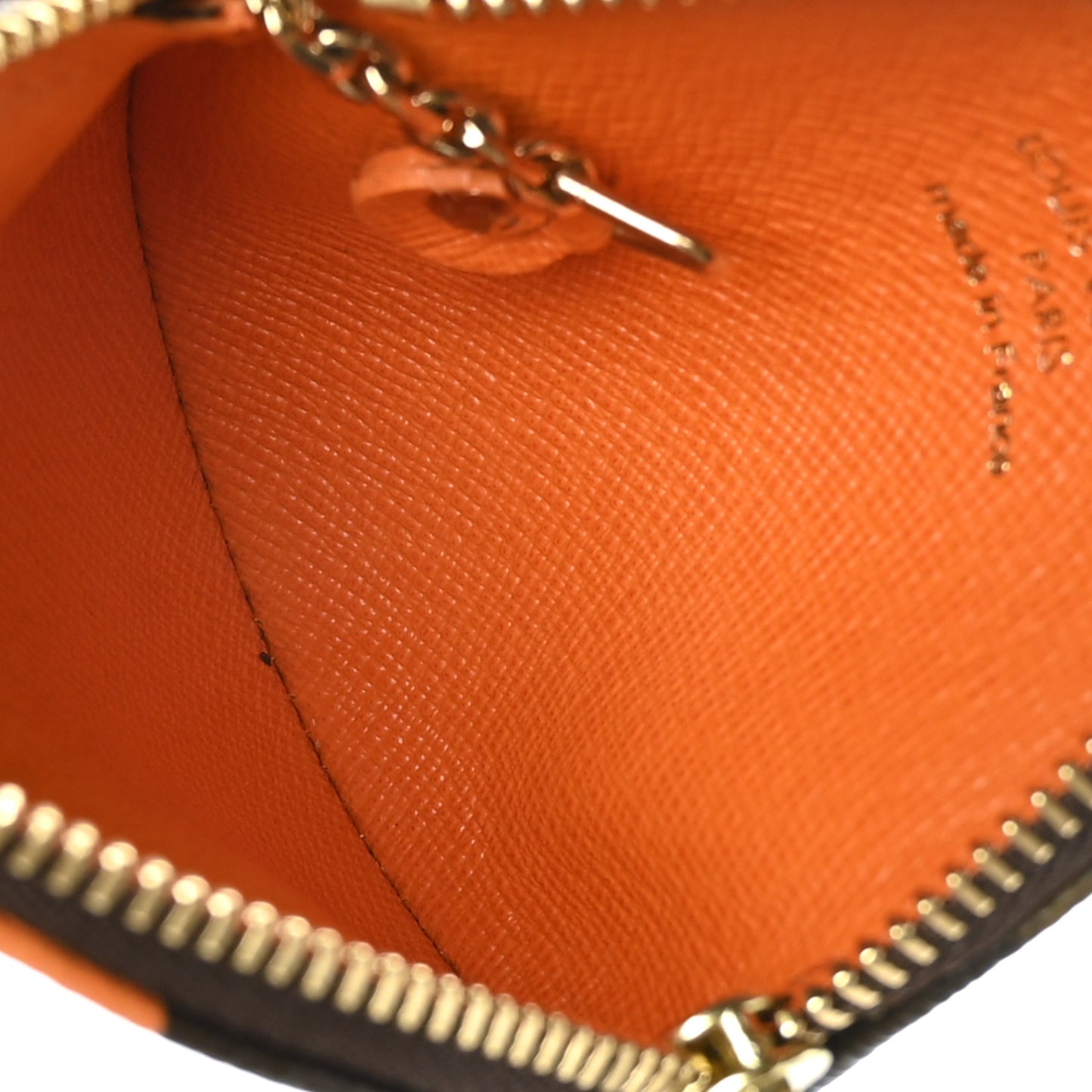 Monogram Groom Round Coin Purse