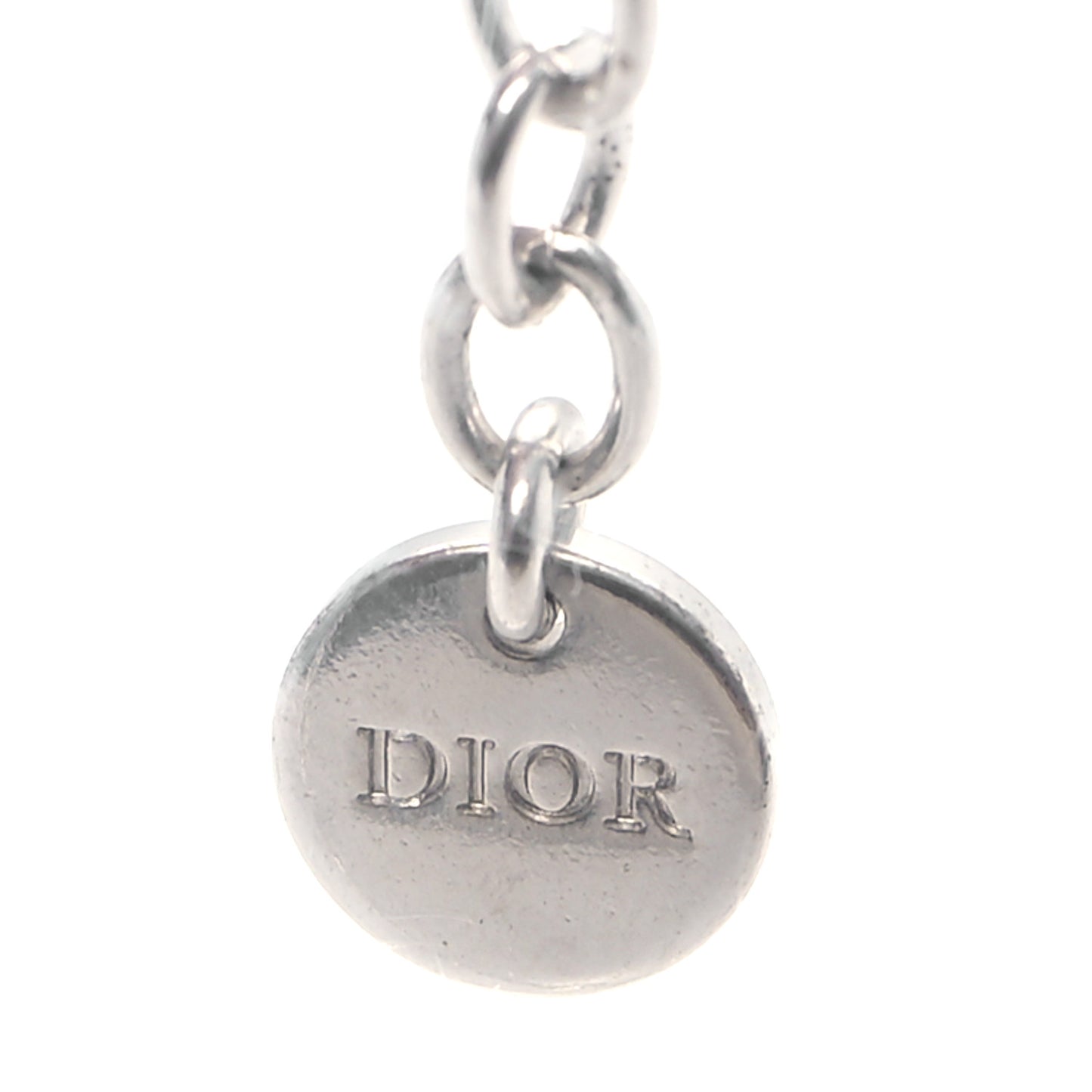 Pearl Logo Necklace Silver