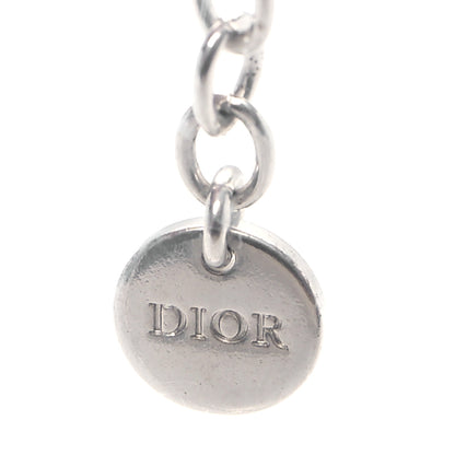 Christian Dior Pearl Logo Necklace Silver 4 of 4