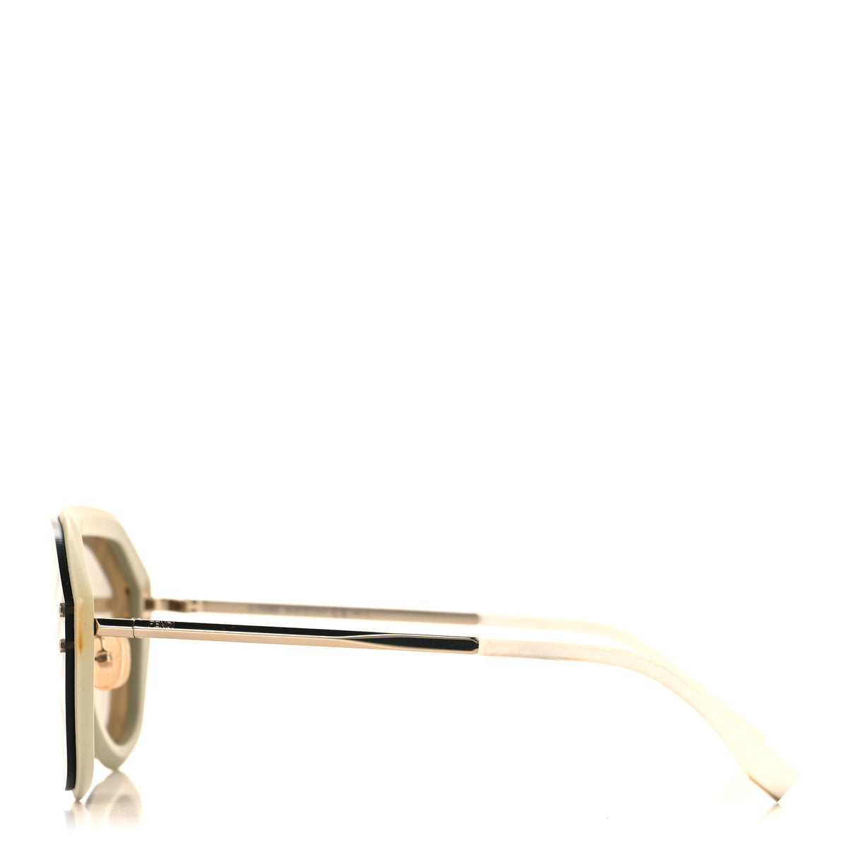 Acetate FF Fabulous Shield Sunglasses FF M0039/G/S White