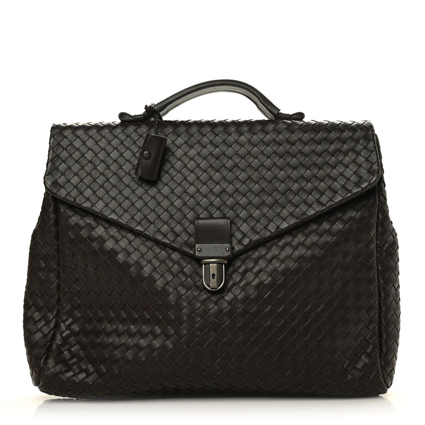 Intrecciato VN Briefcase Ebano