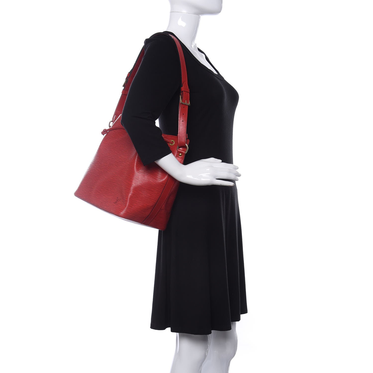 Louis Vuitton Epi Petit Noe Castillan Red 2 of 9