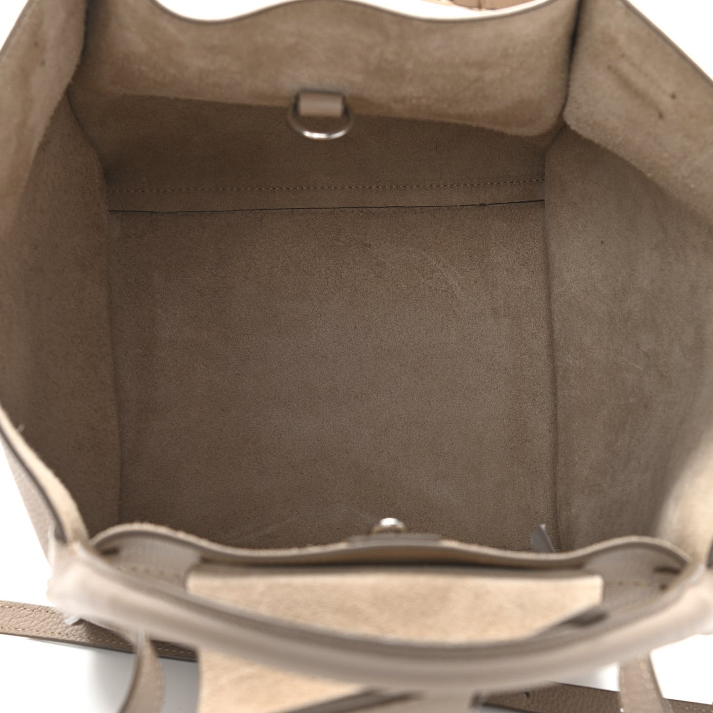 Supple Grained Calfskin Small Big Bag Light Taupe