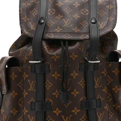 Louis Vuitton Monogram Macassar Christopher MM Backpack 7 of 9
