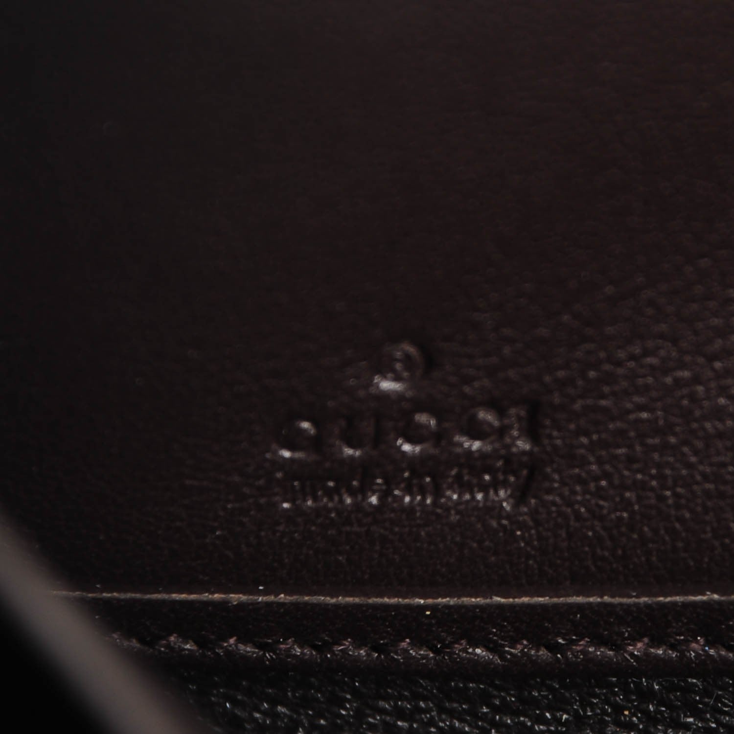 Gucci Monogram Margaux Calfskin Sukey Zip Around Wallet Beige Ebony Cocoa 6 of 7