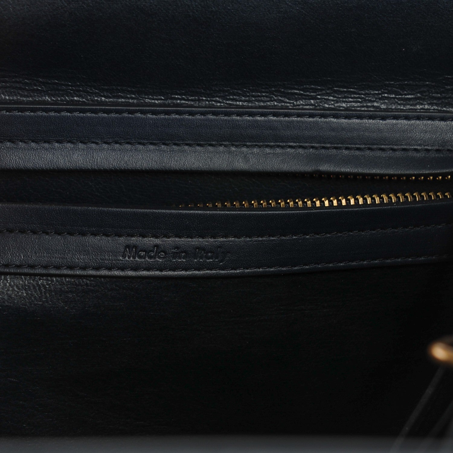 Celine Crocodile Embossed Nubuck Medium Phantom Luggage Navy 6 of 7