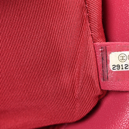 Chanel Lambskin Quilted Medium Chanel 19 Flap Dark Pink 7 of 10