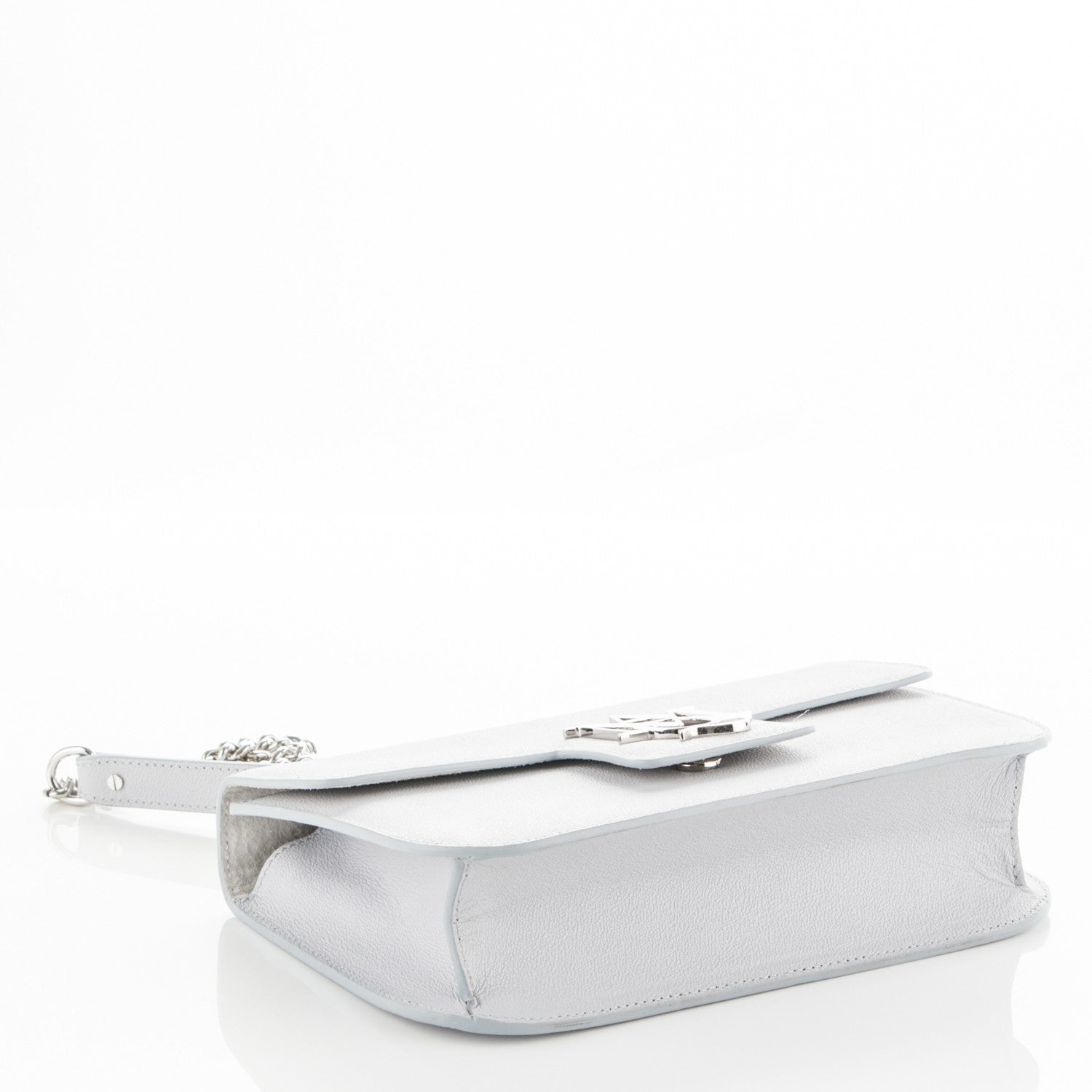 Alexander McQueen Grained Calfskin Medium Insignia Flap Cloud 4 of 7