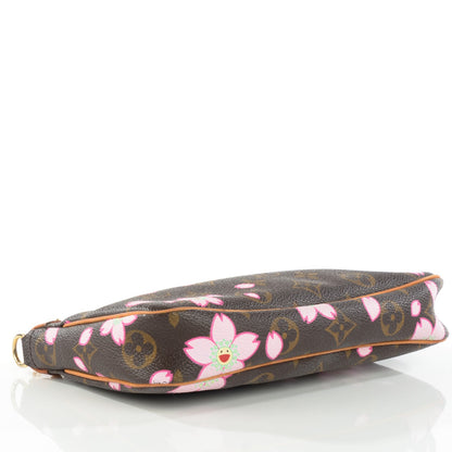 Louis Vuitton Monogram Cherry Blossom Pochette Accessories Brown 4 of 10