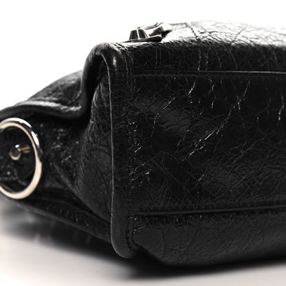 Balenciaga Agneau Classic Silver Hardware Mini City Black 10 of 11