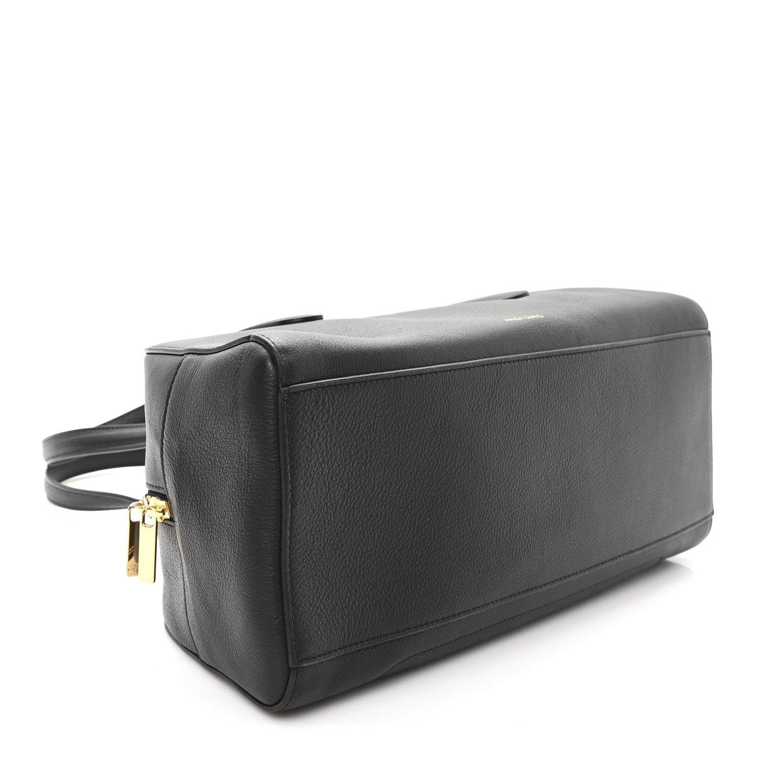 Mansur Gavriel Pebbled Calfskin Handbag Black 4 of 9
