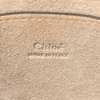 Chloe Shiny Goatskin Smooth Calfskin Suede Small Pixie Bag Saffron Red 6 of 20