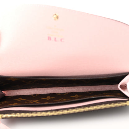 Louis Vuitton Monogram Emilie Wallet Rose Ballerine 4 of 5