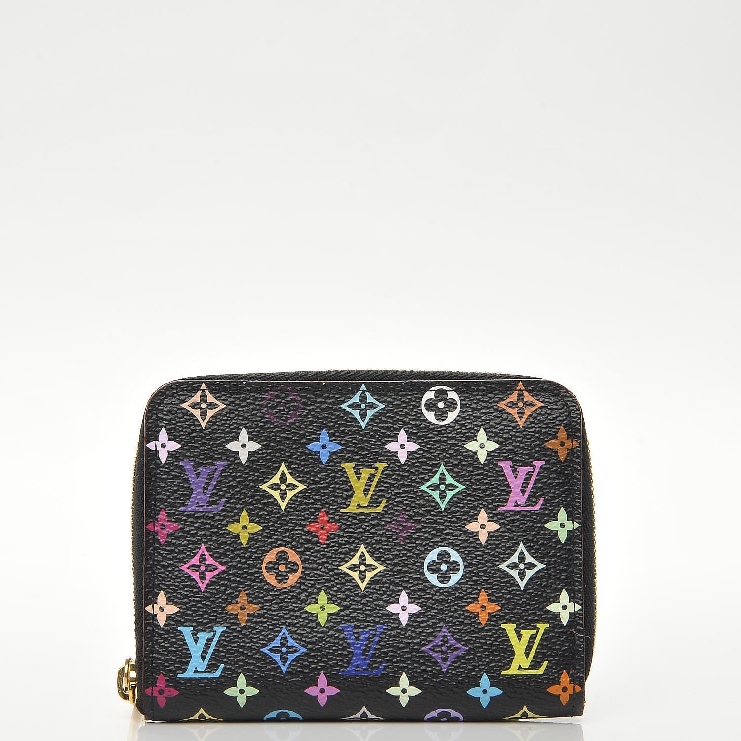 Louis Vuitton Monogram Multicolor Zippy Coin Purse Black Grenade 6 of 6