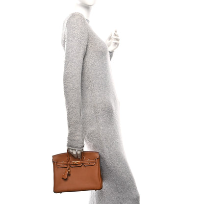 Hermes Togo Birkin 25 Gold 2 of 11
