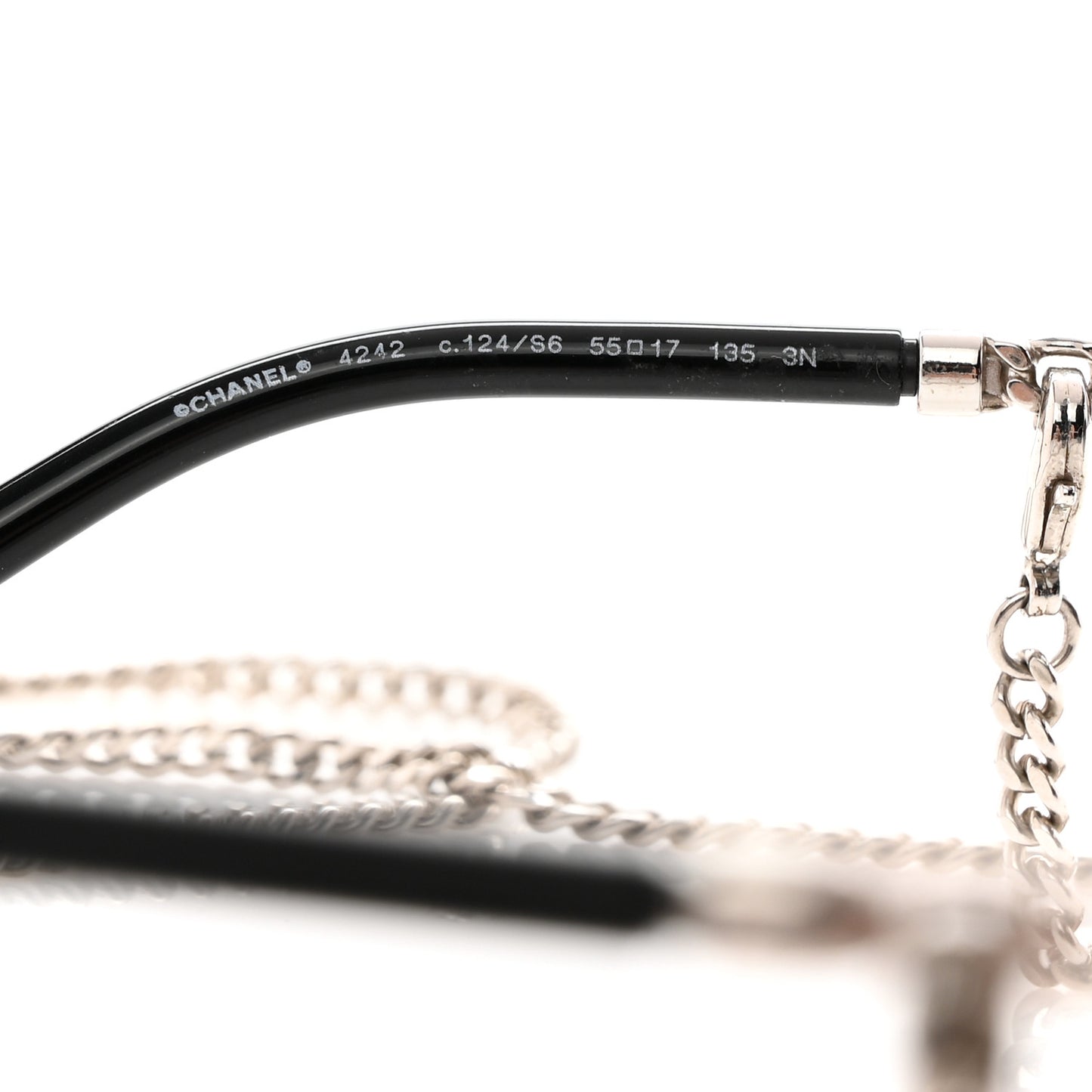 Round Chain Sunglasses 4242 Grey