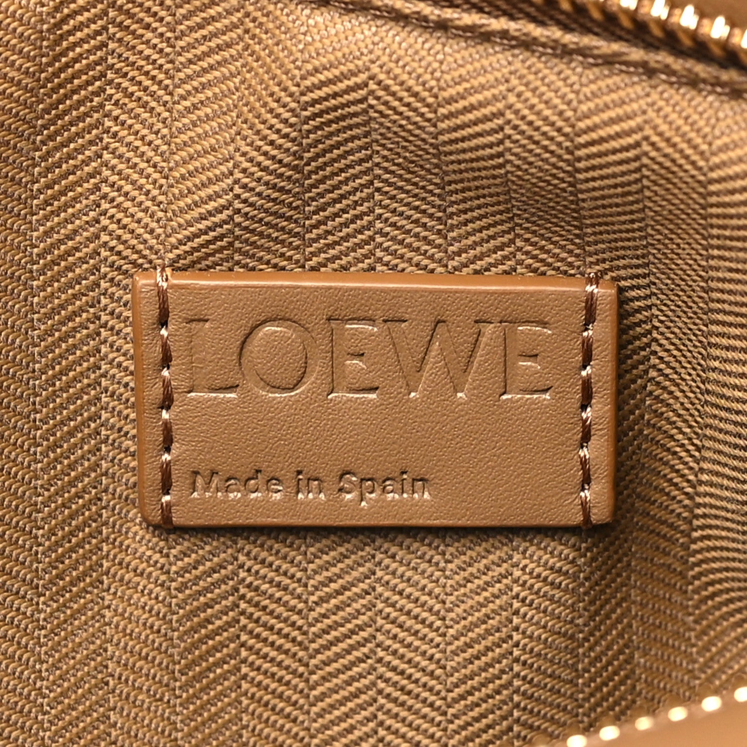 Loewe Satin Calfskin Small Puzzle Bag Oak 6 of 8