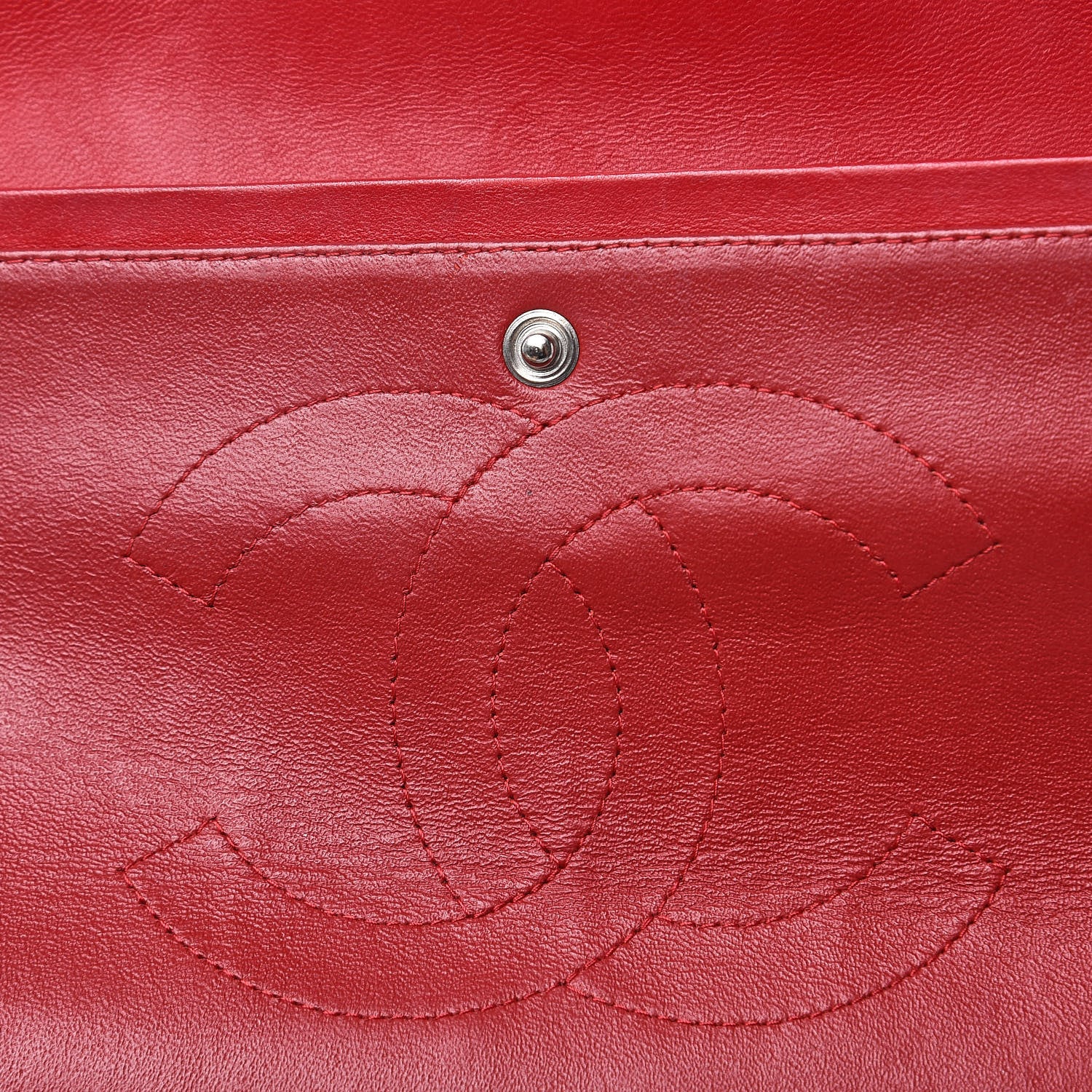 Chanel Patent Quilted Jumbo Double Flap Dark Red 19 of 19