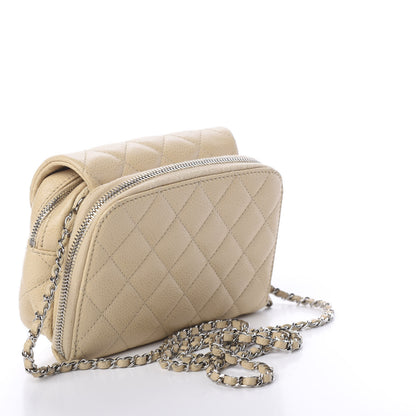 Chanel Caviar Quilted New Mini Flap Beige Clair 2 of 14