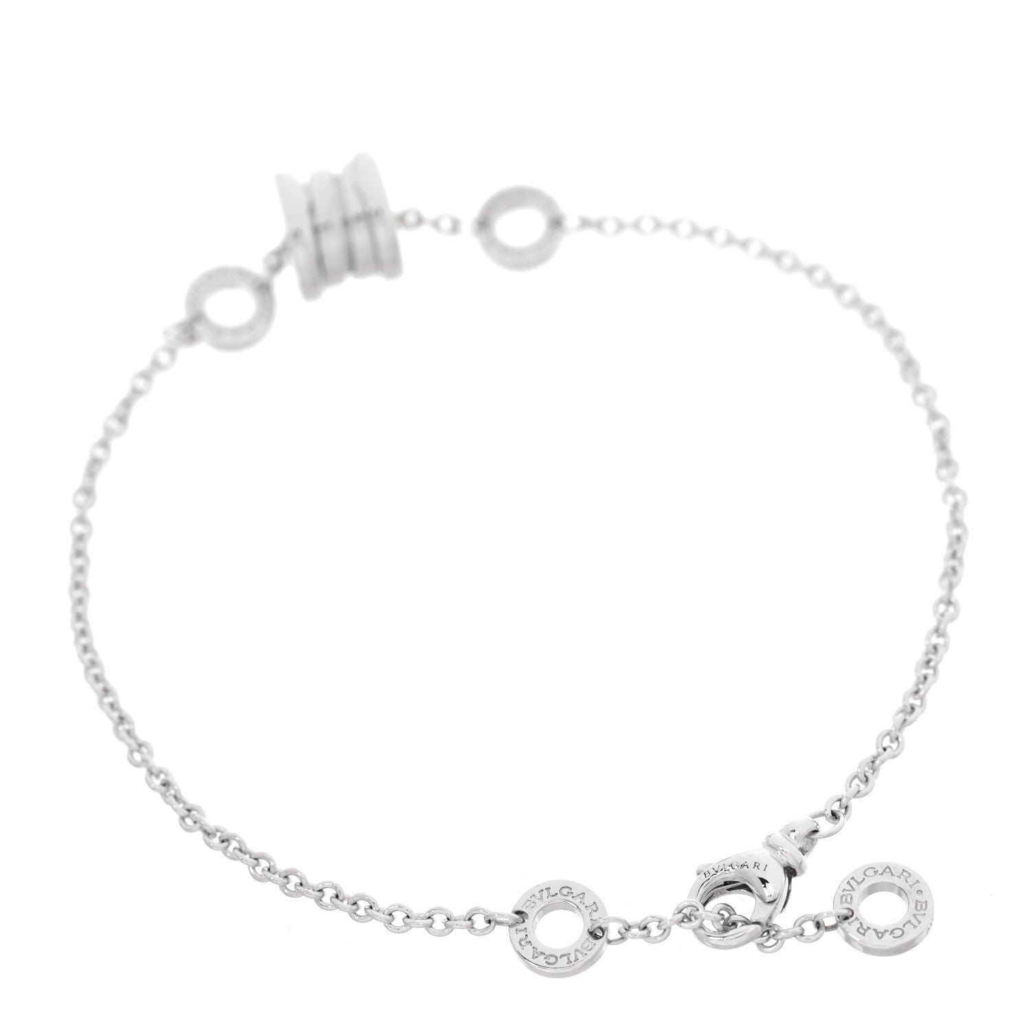 Bulgari 18K White Gold B.Zero1 Bracelet 2 of 5