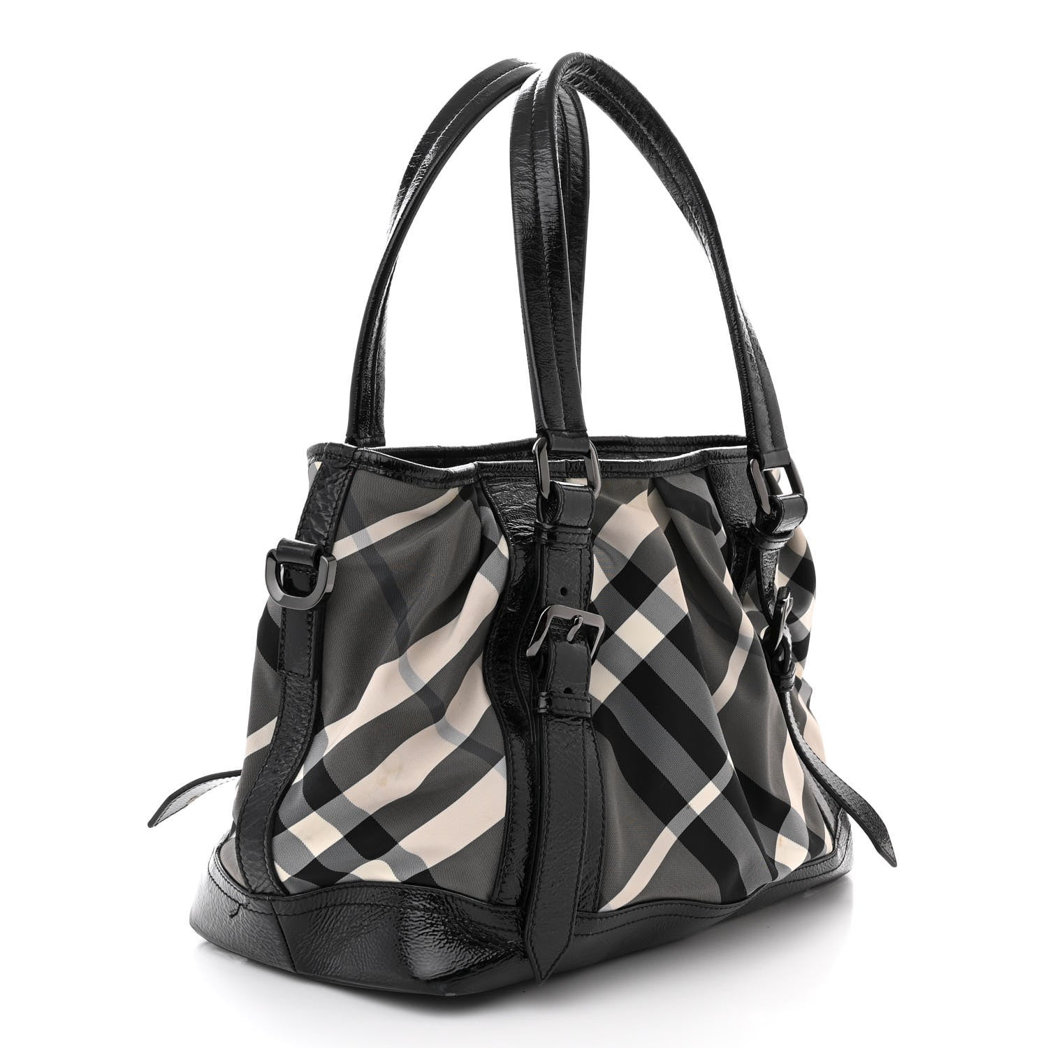 Burberry Nylon Beat Check Lowry Black 3 of 12