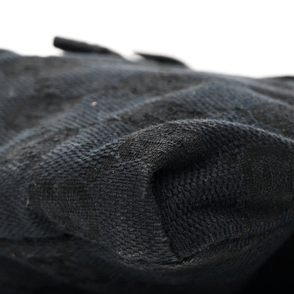 Gucci GG Monogram Double Pocket Belt Bag Black 9 of 10