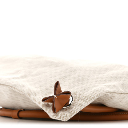 Hermes Canvas Swift Aline Grooming Bag Gold 9 of 10