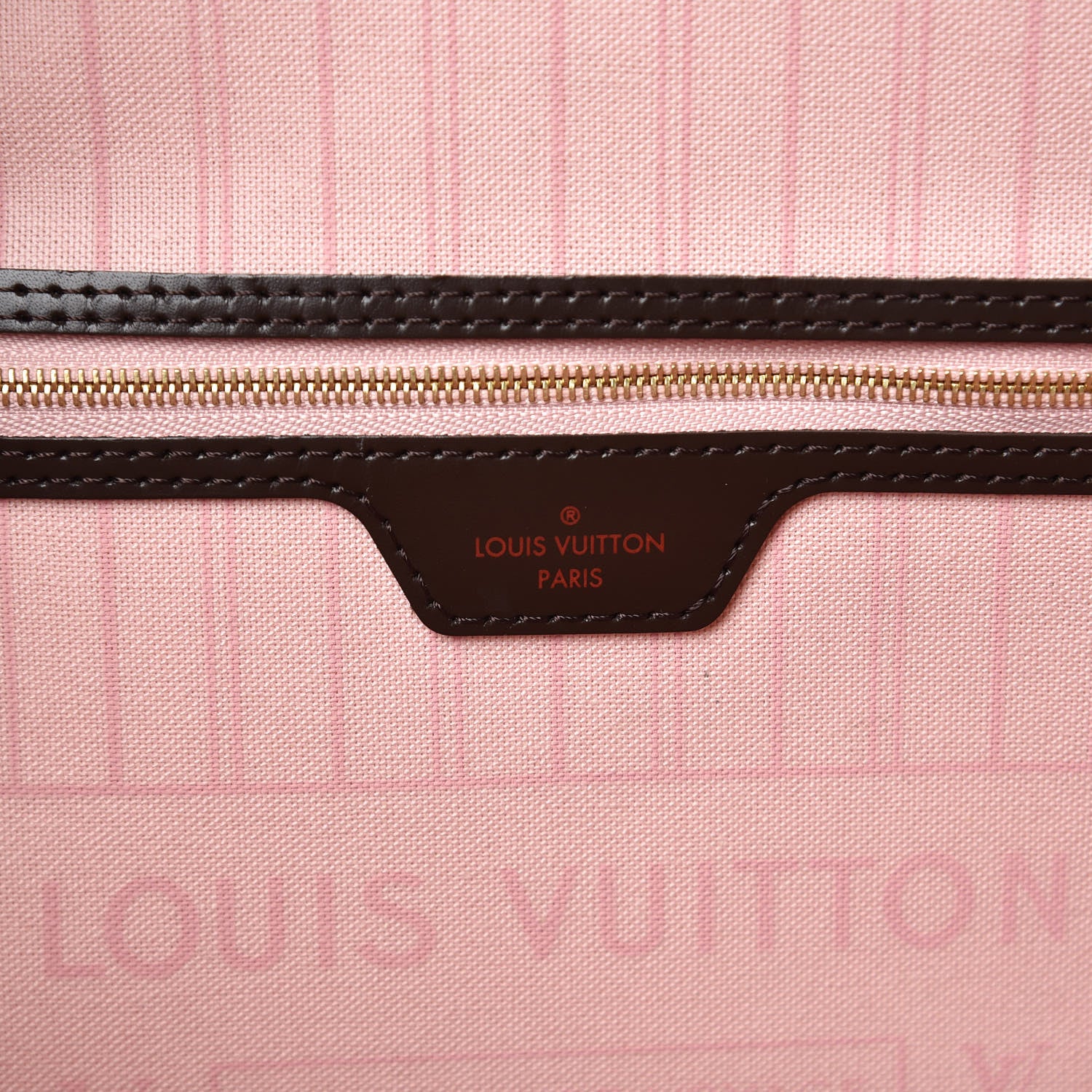Louis Vuitton Damier Ebene Neo Neverfull MM Rose Ballerine 7 of 15