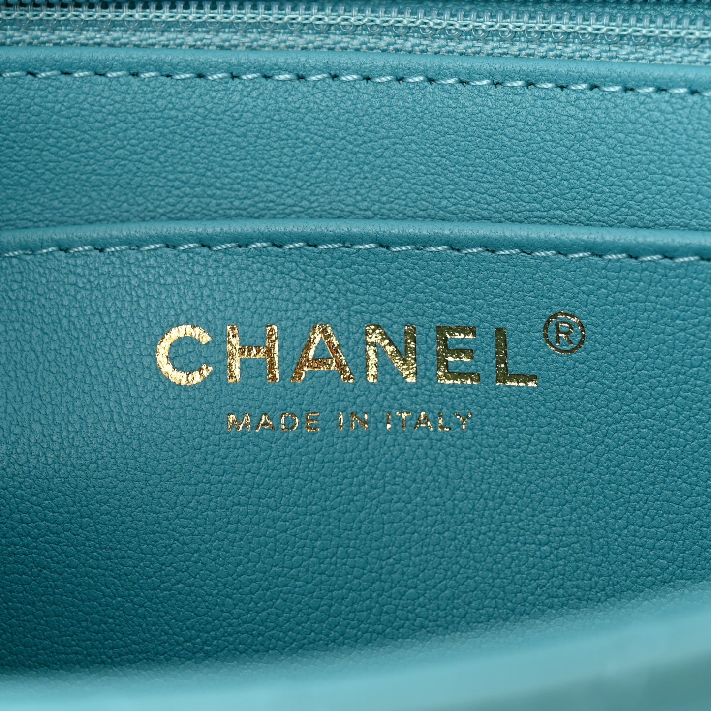Lambskin Quilted Small Strass On Top Flap Bag Light Blue
